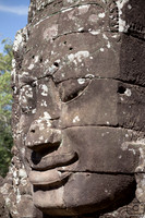 Visage sur l'une des portes de Ta Prohm