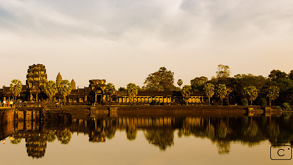 Angkor Wat au coucher du soleil