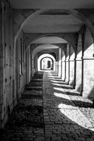 Une rue à arcades de La Rochelle