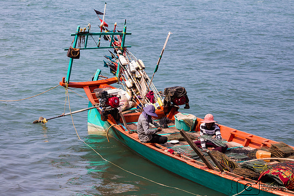 Pêcheur à Kep, la ville du crabe
