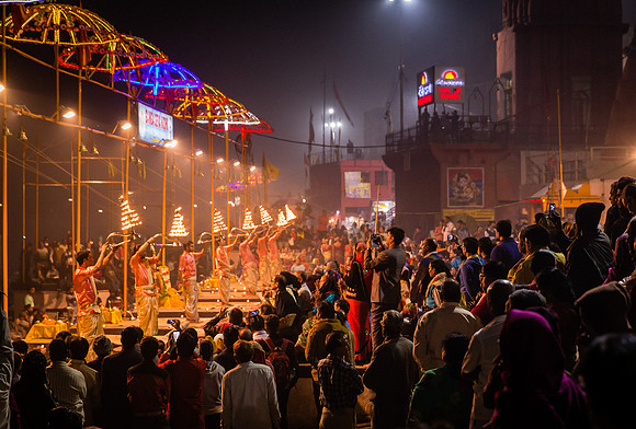La Ganga Aartie, puja du soir