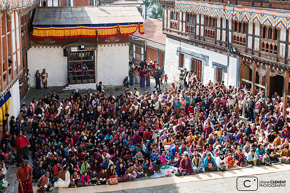 trongsa: occasion de rassemblement des villages alentour