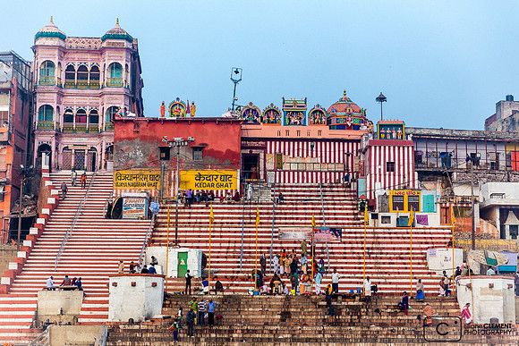Palais surplombant les ghats