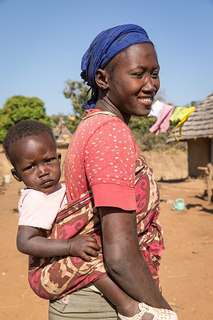 Jeune maman à Egath