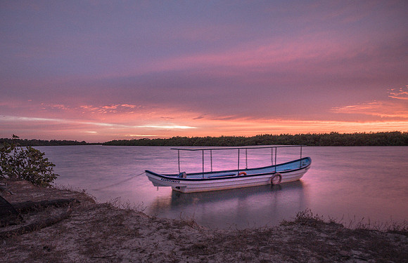Lever de soleil sur l'île de Katy