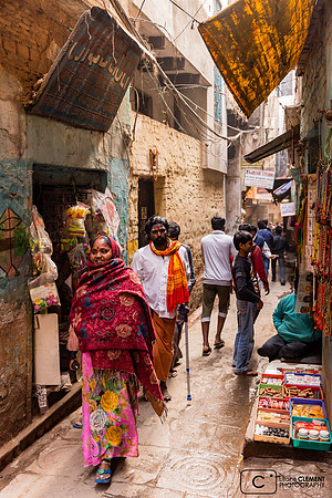Ruelle dans le Chowk (bazar)