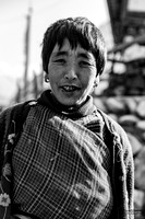Femme mâchant le bétel , village d'Ingo près de Haa