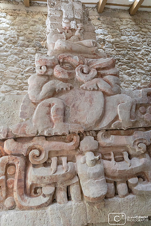 Bas-relief à Balamku, près de Calakmul