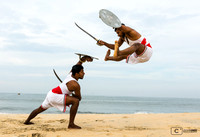 Demonstration sur la plage