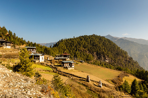 Hameau dans la Haute Vallée de Haa