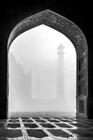 Le Taj vue de la mosquée