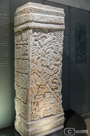 Stèles au musée de Campeche