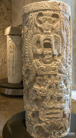 Stèles au musée de Campeche
