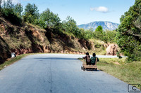 Petit charriot, l'un des moyens de transport très utilisé à Mada