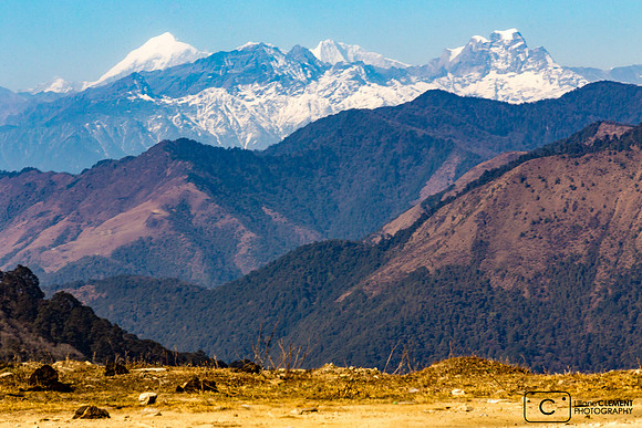 En montant vers le col Dochula